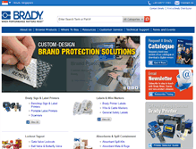 Tablet Screenshot of bradyid.com.sg